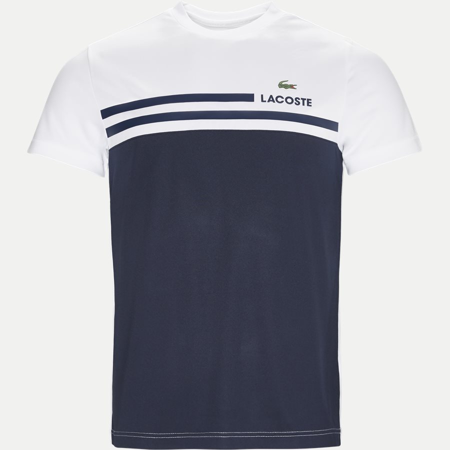 TH3342 - Colorblock UV-Protection Technical Pique T-shirt - T-shirts - Regular - NAVY - 1