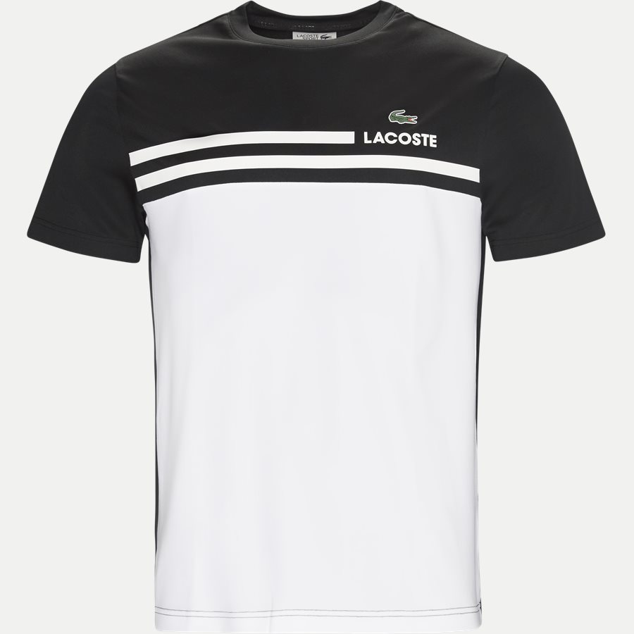 TH3342 - Colorblock UV-Protection Technical Pique T-shirt - T-shirts - Regular - SORT - 1