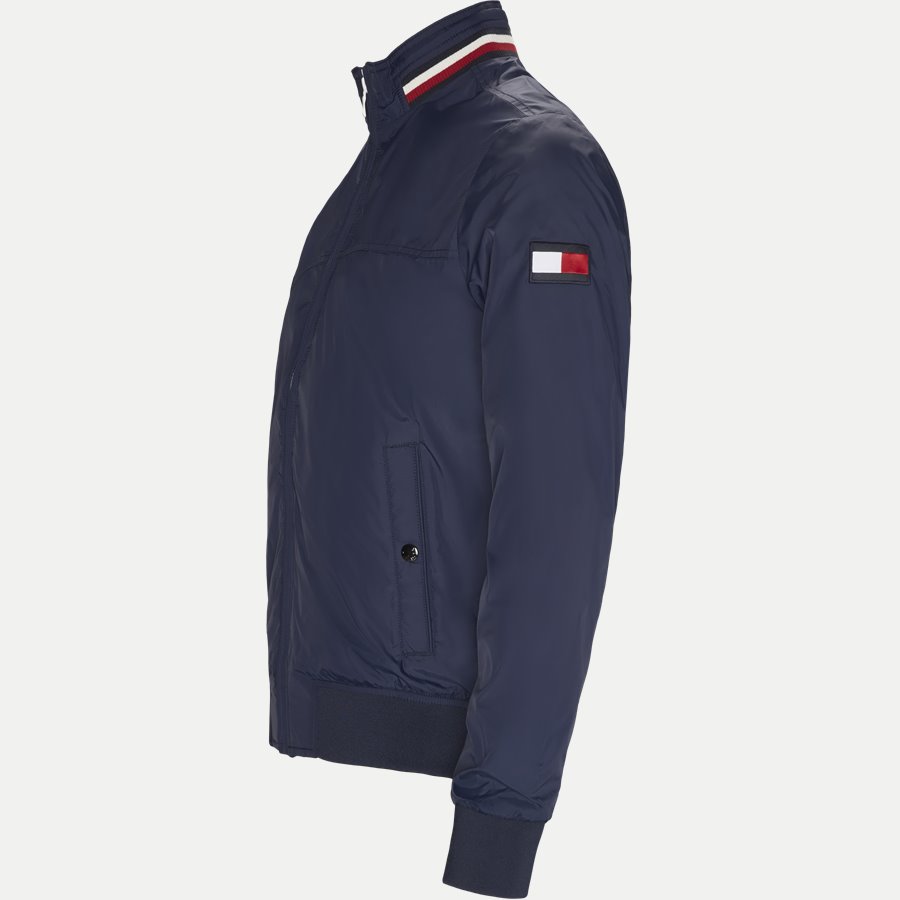 NYLON RIB BOMBER - Rib Bomber Jacket - Jakker - Regular - NAVY - 3