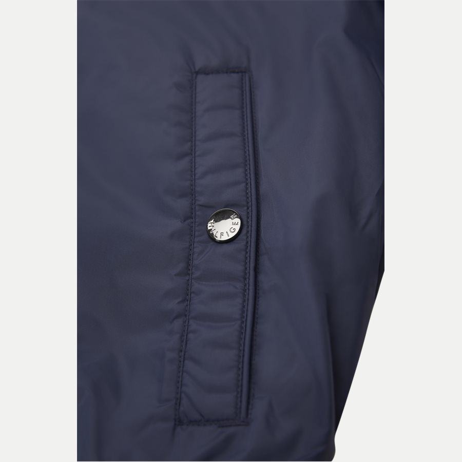 NYLON RIB BOMBER - Rib Bomber Jacket - Jakker - Regular - NAVY - 7