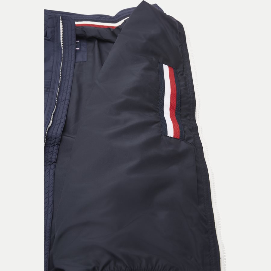 NYLON RIB BOMBER - Rib Bomber Jacket - Jakker - Regular - NAVY - 8