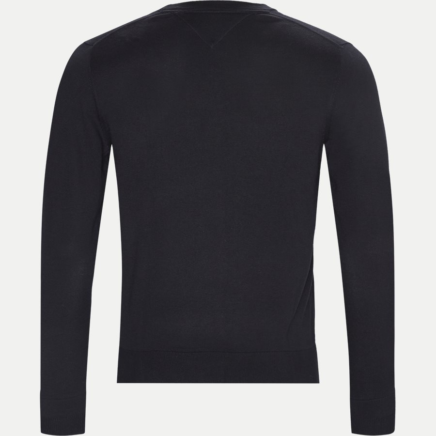 COTTON SILK C-NECK - Cotton Silk Crew Neck Strik - Strik - Regular - NAVY - 2
