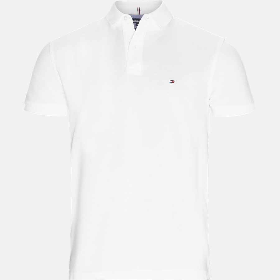 TOMMY REGULAR POLO. - Pique Polo T-shirt - T-shirts - Regular - HVID - 1