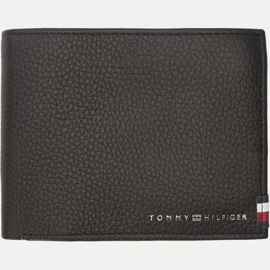 SOFT LEATHER CC FLAP & COIN - Leather Flap Pung - Accessories - SORT - 1