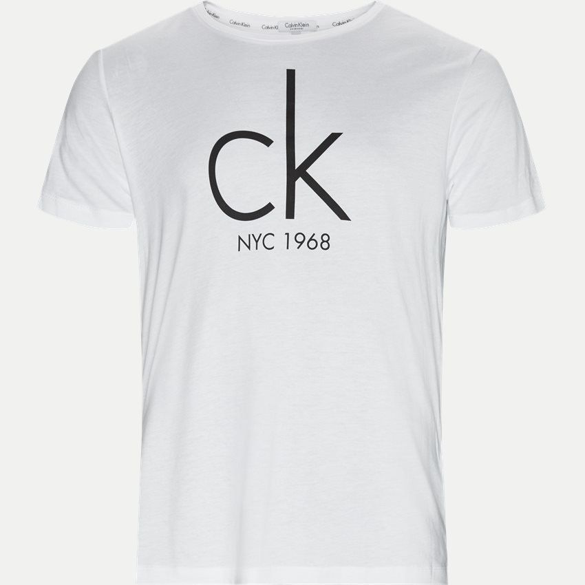 Calvin Klein T-shirts KM0KM00189 RELAXED CREW TEE HVID