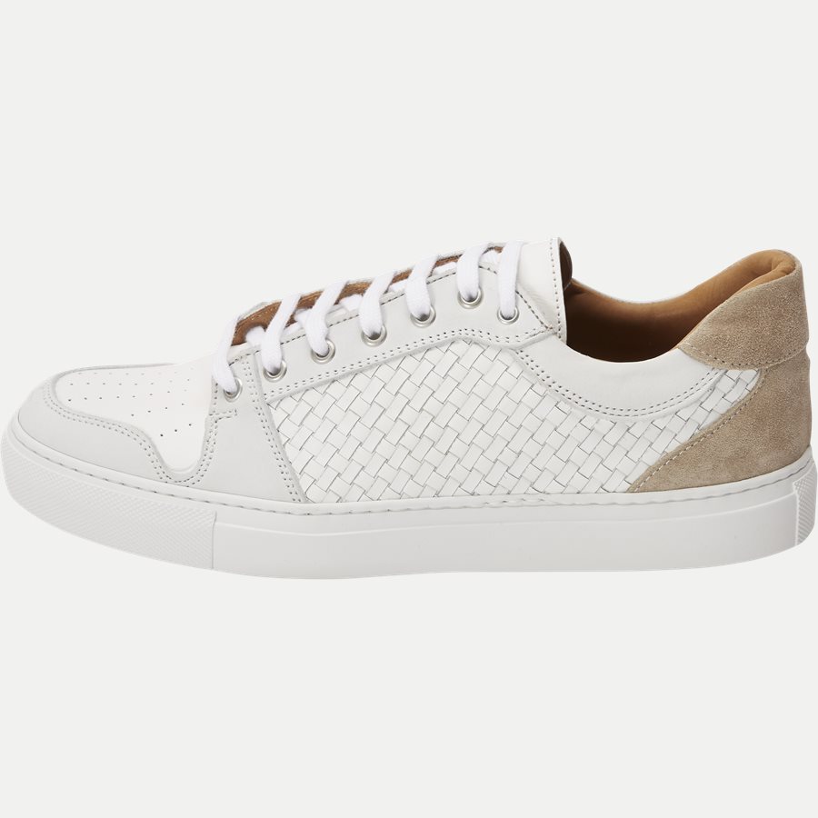 F297 - Skind Sneaker - Sko - HVID - 1