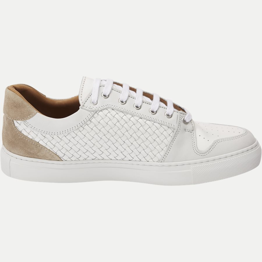 F297 - Skind Sneaker - Sko - HVID - 2