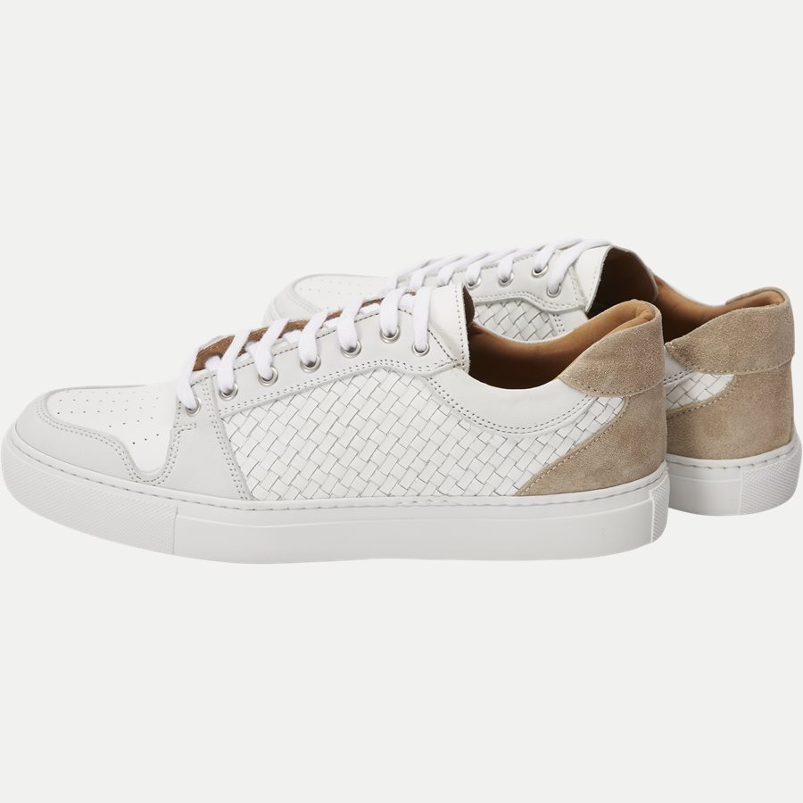 F297 - Skind Sneaker - Sko - HVID - 3