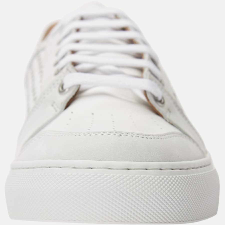F297 - Skind Sneaker - Sko - HVID - 6
