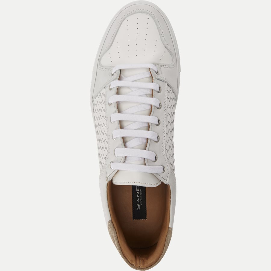 F297 - Skind Sneaker - Sko - HVID - 8