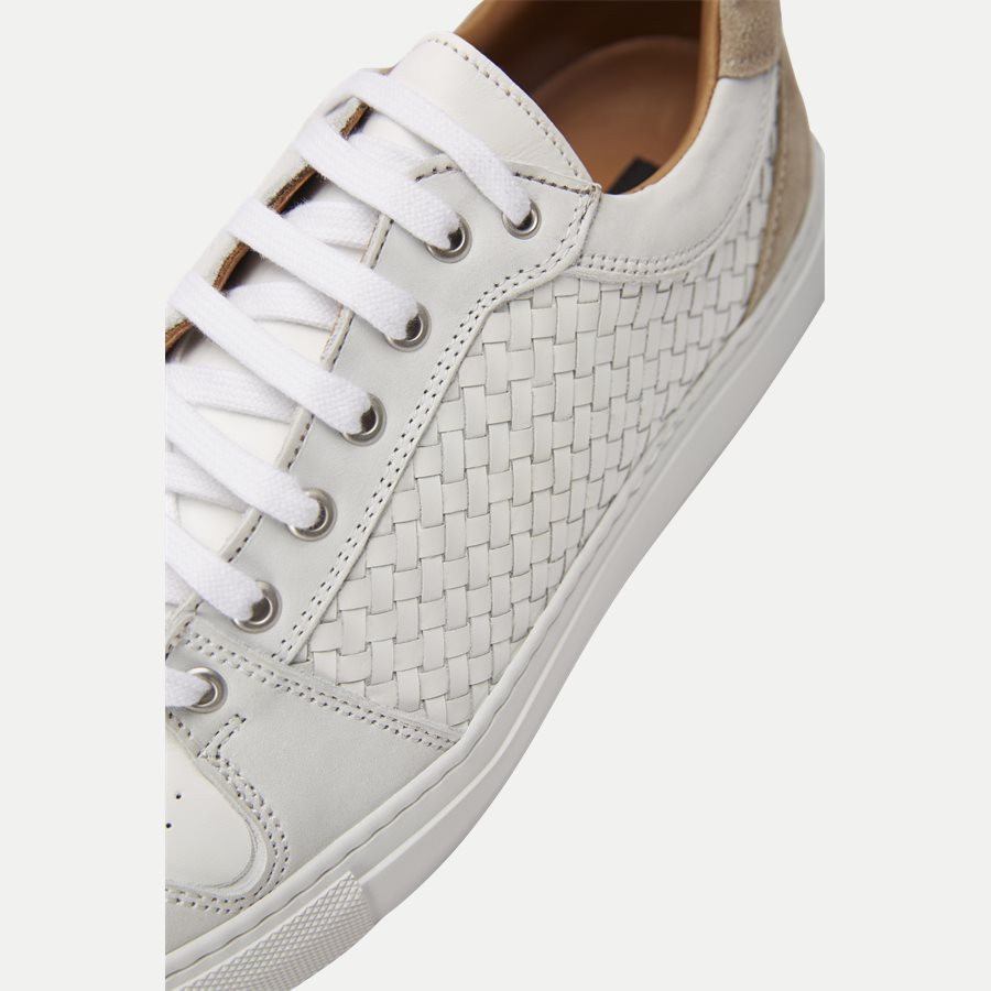 F297 - Skind Sneaker - Sko - HVID - 10