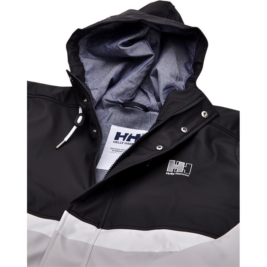 HH RAIN JACKET 53153 - HH Rain Jacket - Jakker - Regular - SORT - 3