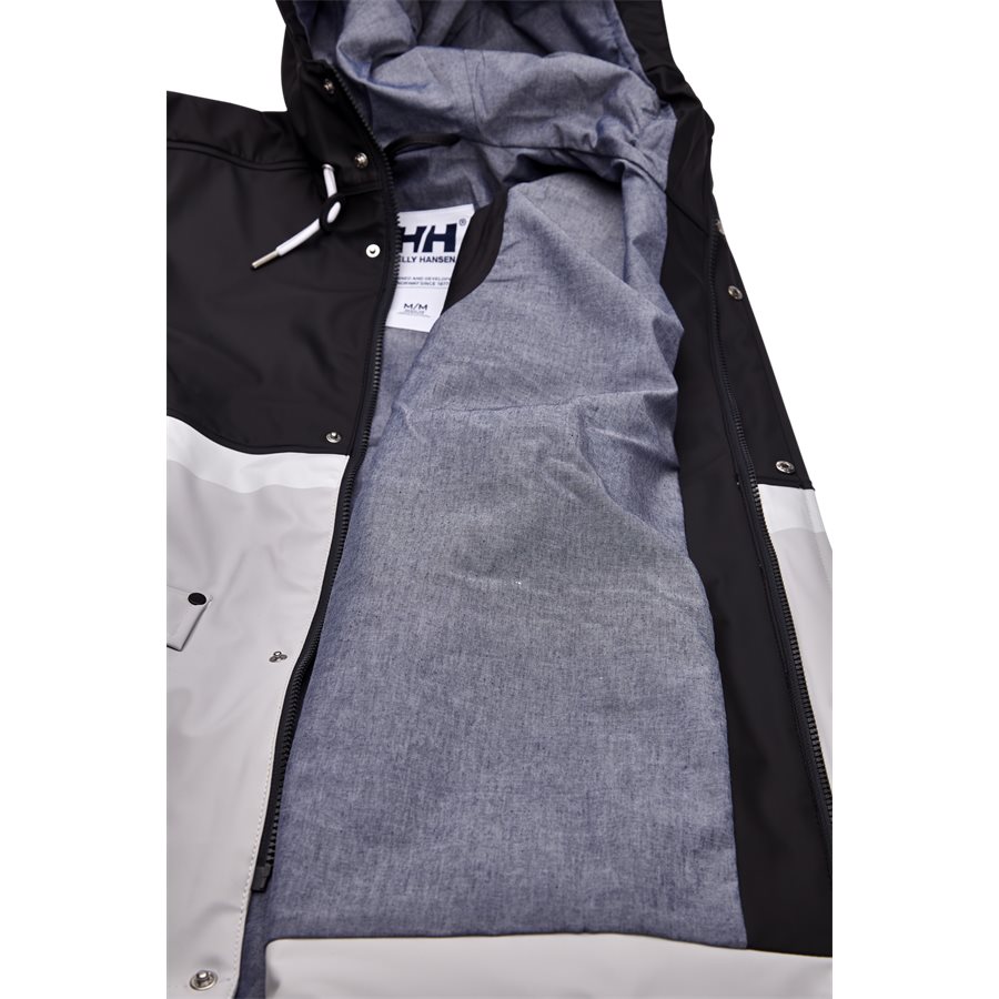 HH RAIN JACKET 53153 - HH Rain Jacket - Jakker - Regular - SORT - 6