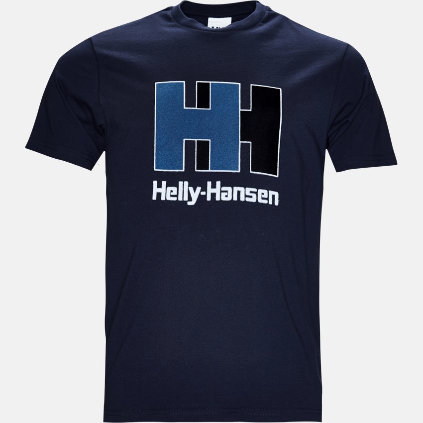 Helly Hansen T-shirts HH LOGO T-SHIRT 53165. NAVY