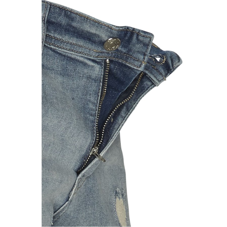 SUPER BLUE HOLES MIKE SHORTS JJ630 - Super Blue Holes - Shorts - Regular - DENIM - 4