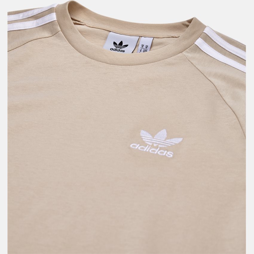 Adidas Originals T-shirts 3 STRIPES TEE CZ454 SAND