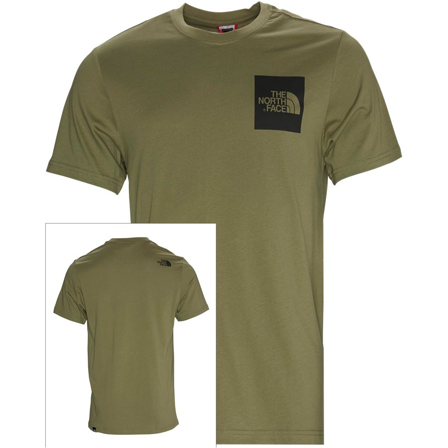 SS FINE TEE - S/S Fine Tee - T-shirts - Regular - GRØN/SORT - 1