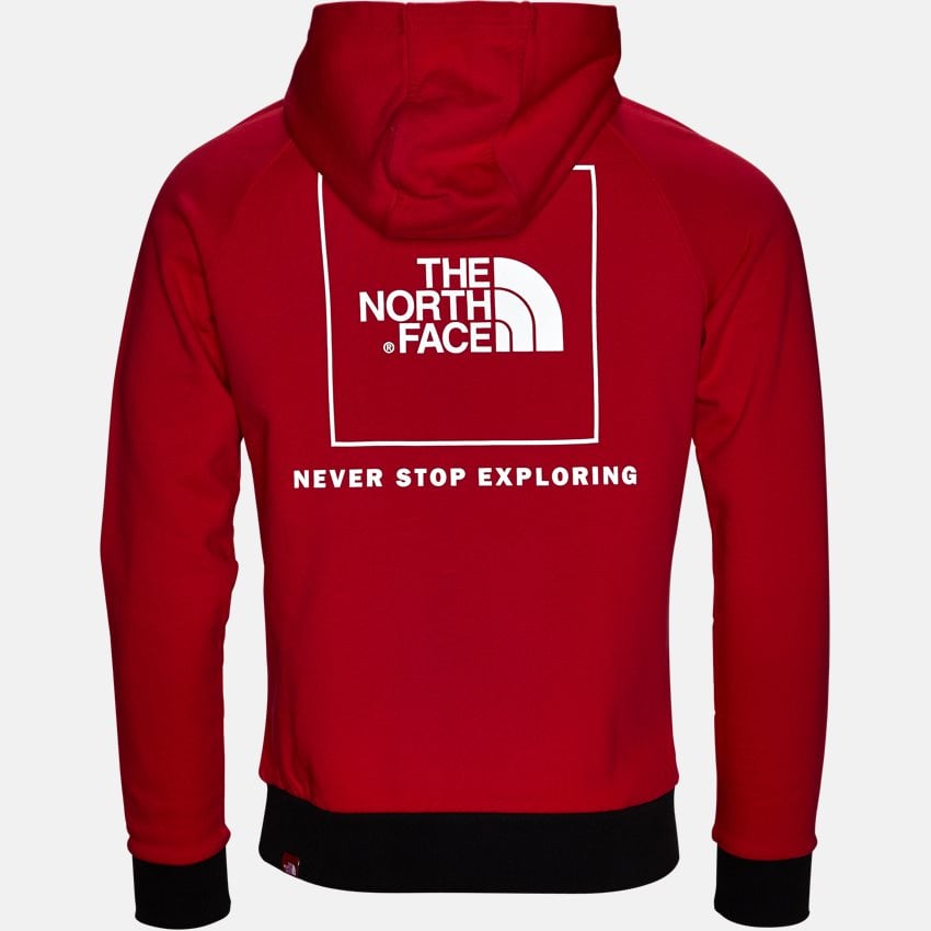 The North Face Sweatshirts RAGLAN RED BOX HOODIE. RØD