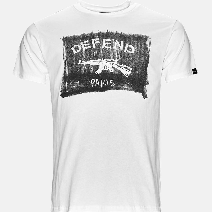 Defend Paris T-shirts BENDIGO TEE HVID