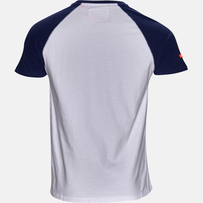 Superdry T-shirts M1000.. hvid/blå