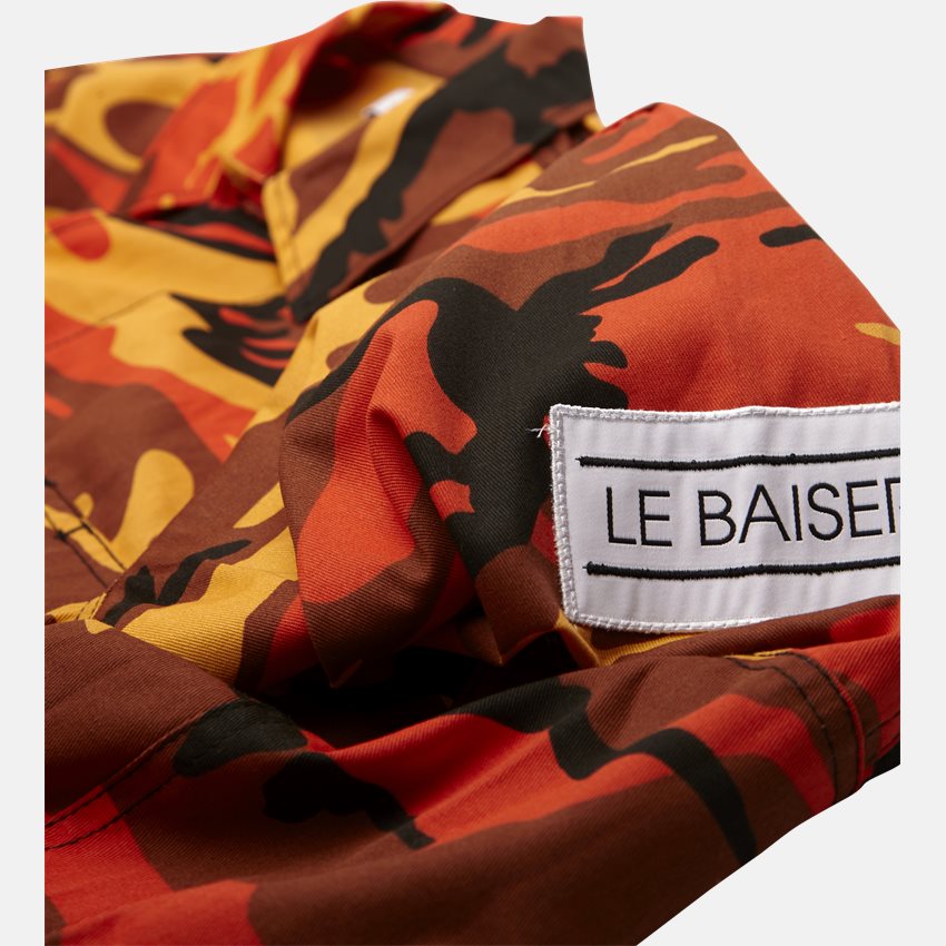Le Baiser Shirts IRON ORANGE/CAMO