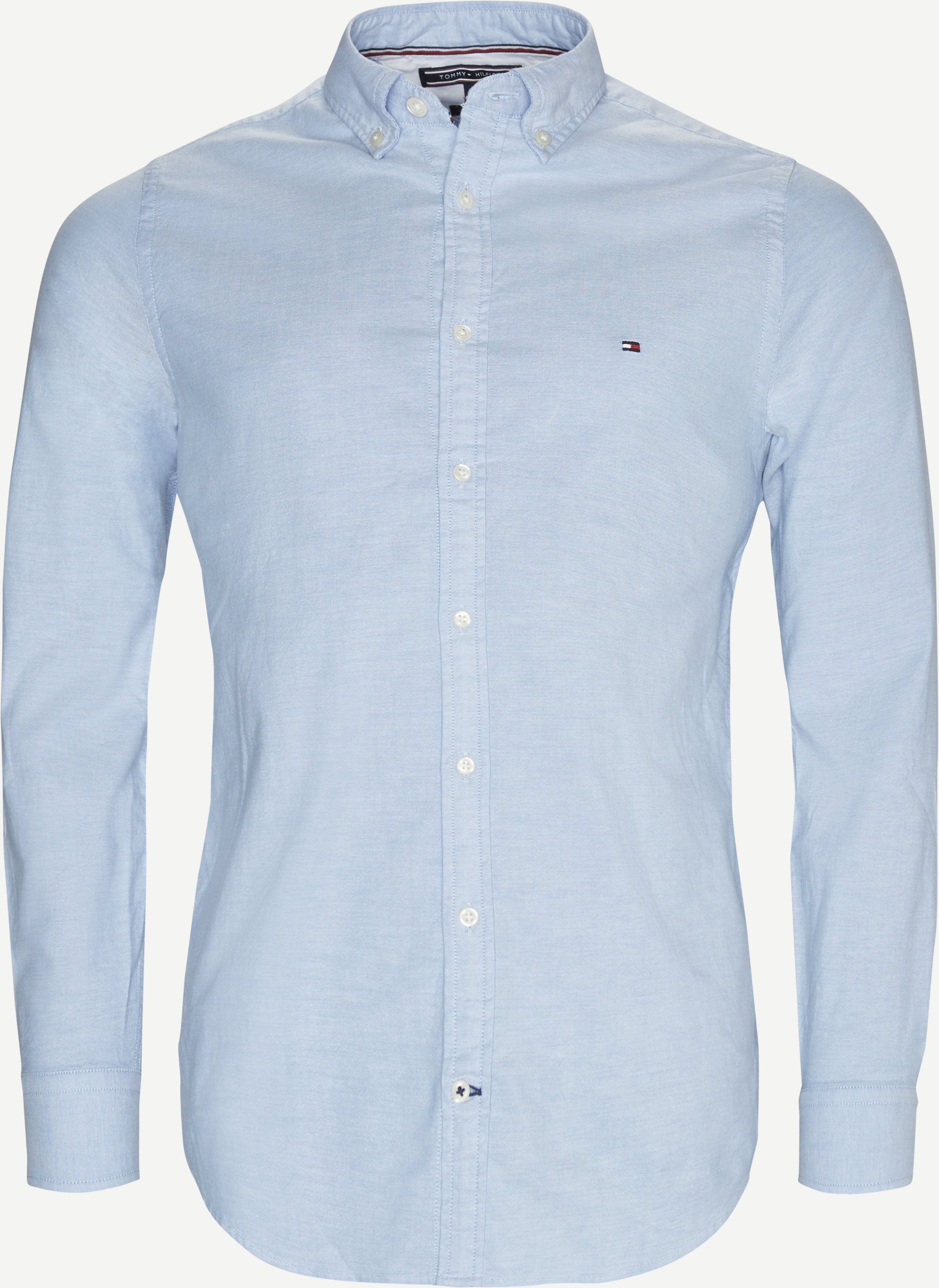 Core Stretch Oxford skjorta - Skjortor - Slim fit - Blå