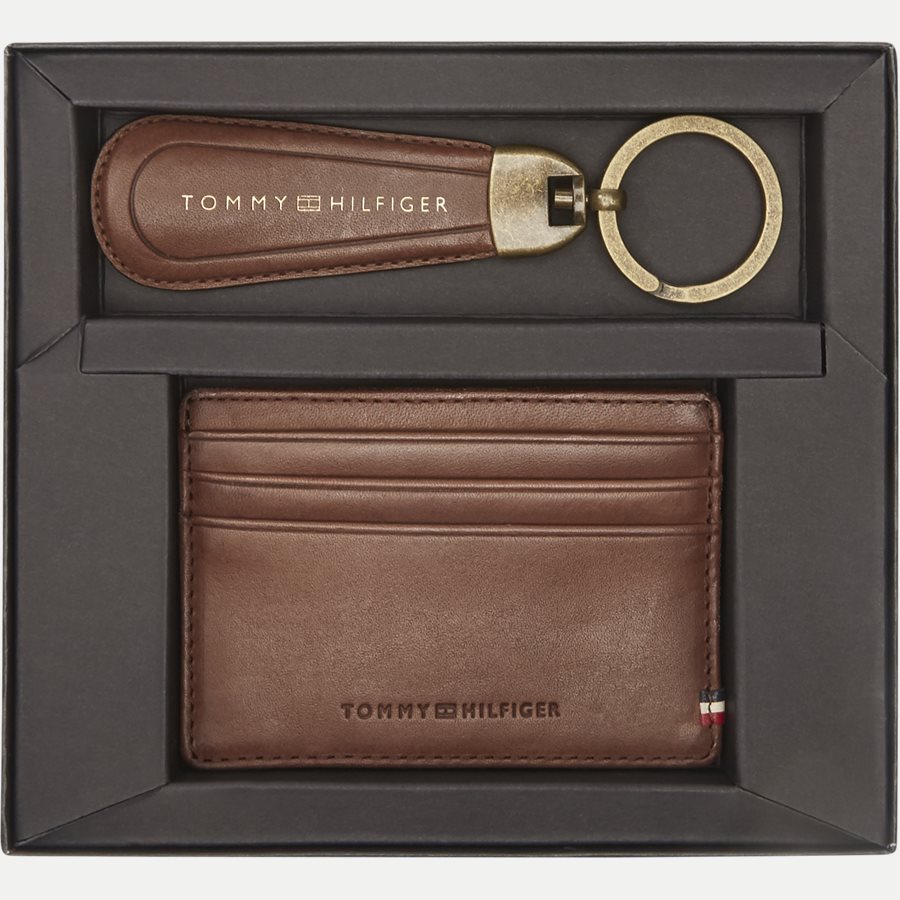 AM0AM02712 HO TH BURNISHED - Gift Box - Kortholder og Skohorn/Nøglering - Accessories - BRUN - 2