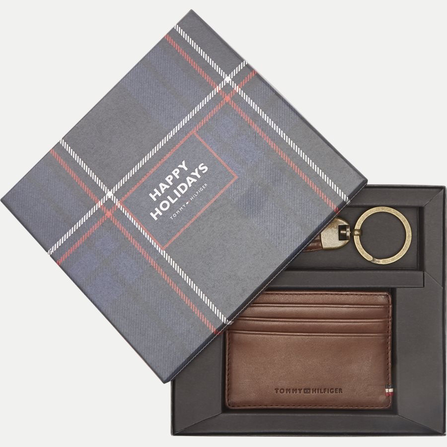 AM0AM02712 HO TH BURNISHED - Gift Box - Kortholder og Skohorn/Nøglering - Accessories - BRUN - 1