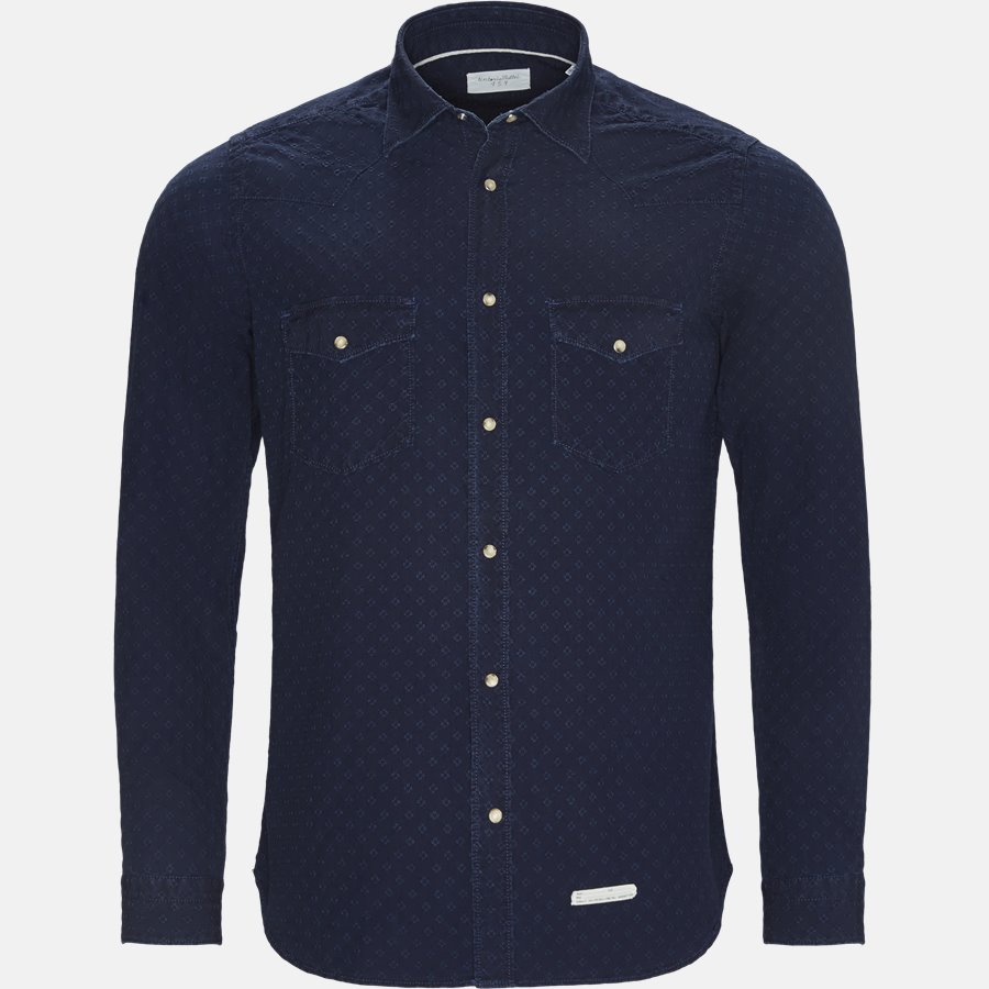 T6H NZ8 - skjorte - Skjorter - Slim - NAVY - 1