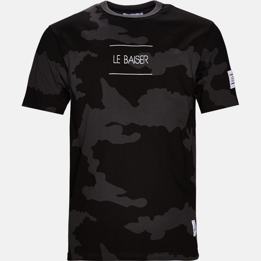 Le Baiser T-shirts VENTO BLACK/CAMO