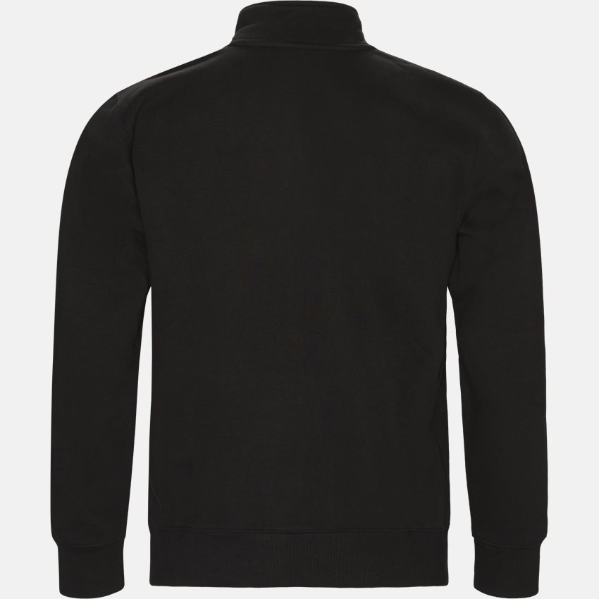 Carhartt WIP Sweatshirts CHASE NECK JACKET I026387 BLACK/GOLD
