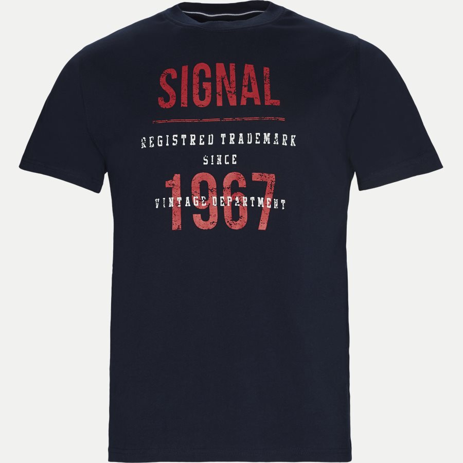 SHANE - Logo T-shirt - T-shirts - Regular - NAVY - 1