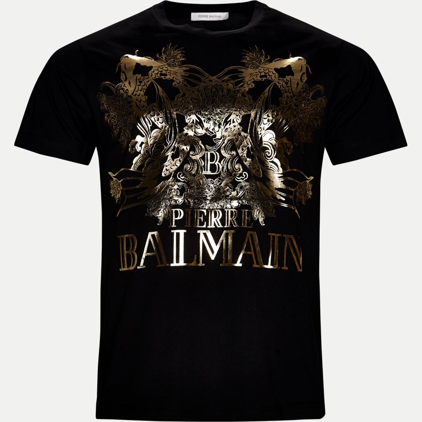 Pierre Balmain T-shirts HP28216T A8285 BLACK/GOLD