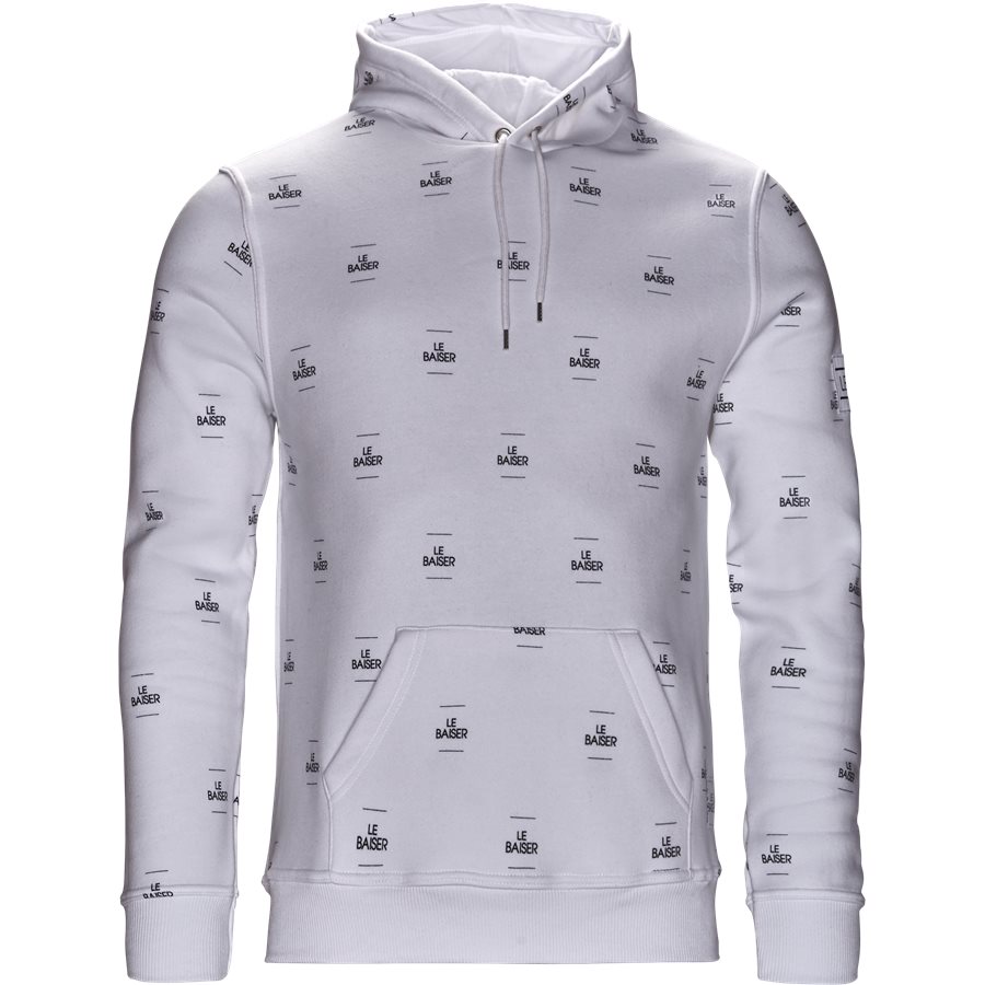 MONACO - Monaco Sweatshirt - Sweatshirts - Regular - WHITE/BLACK - 1