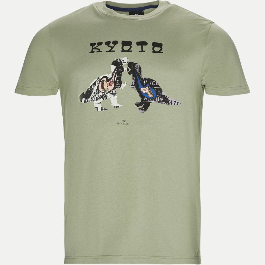 PS Paul Smith T-shirts 10R P0297 L.OLIVE