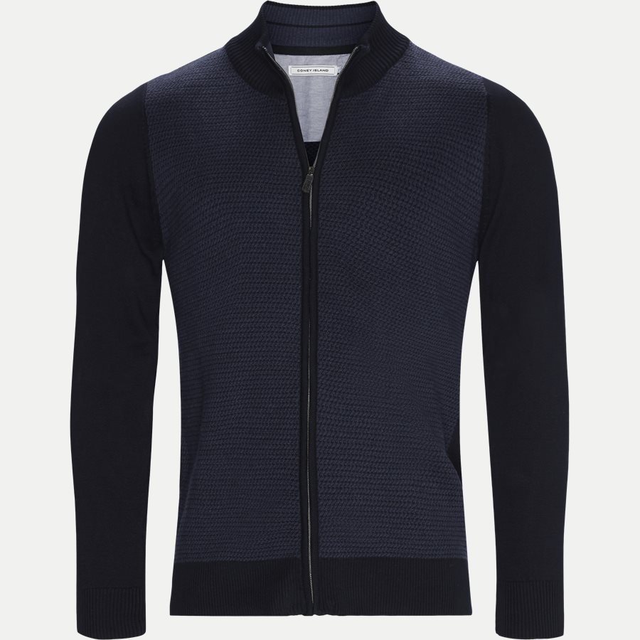 VENTOUX - Ventoux Cardigan Strik - Strik - Regular - NAVY - 1