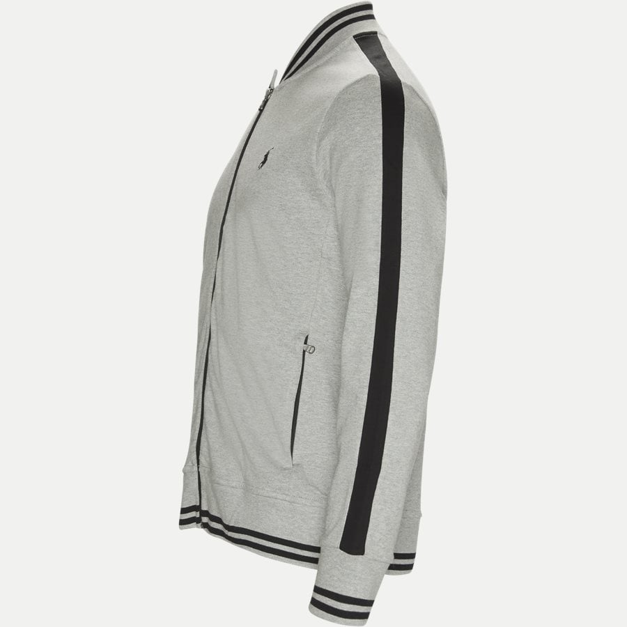 710706165 - Jersey Track Jacket - Sweatshirts - Regular - GRÅ - 3