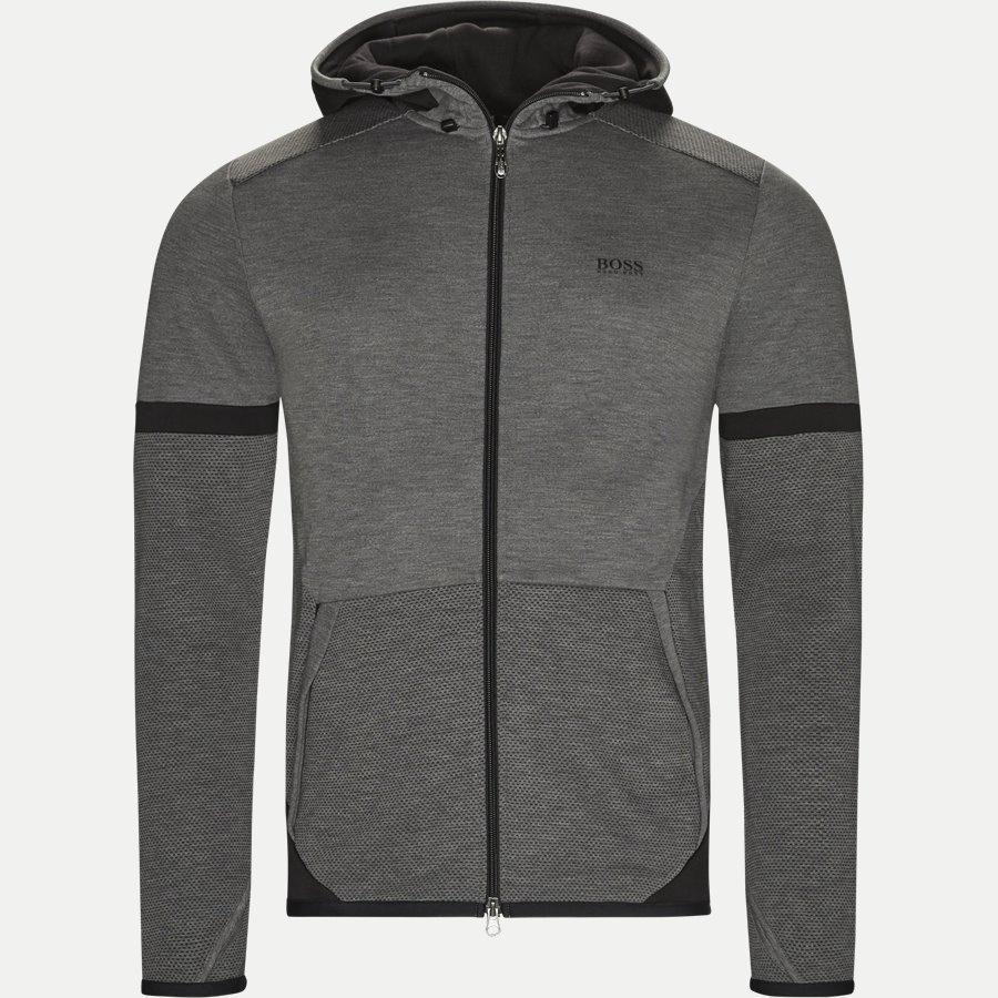 50390019 SELNIO - Selnio Hætte Sweatshirt - Sweatshirts - Slim - GRÅ - 1
