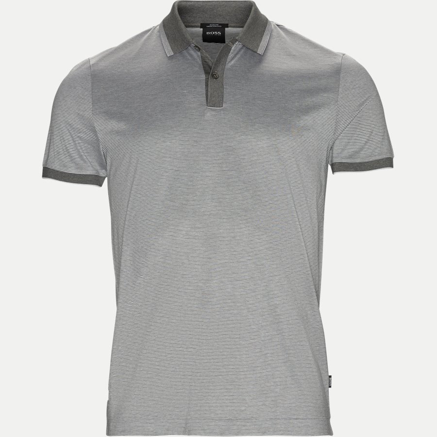 50387546 PHILPSONS - Philpsons Mercerised Polo T-shirt - T-shirts - Slim - GRÅ - 1