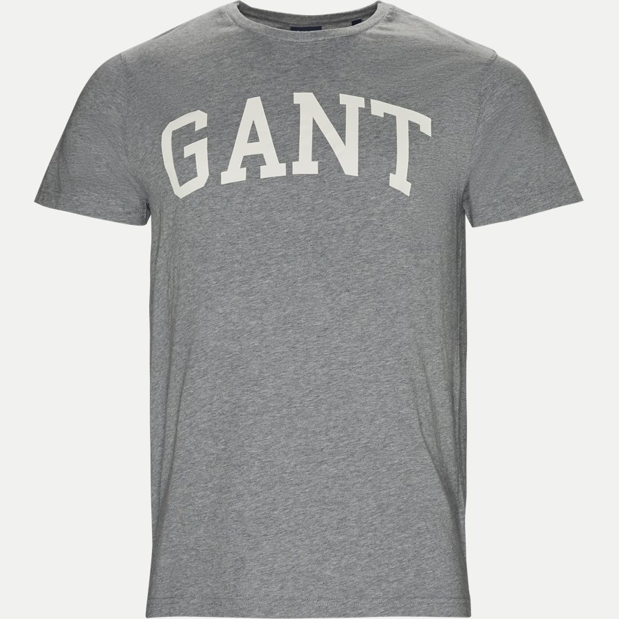 GRAPHIC SS 2003019 - Graphic T-shirt - T-shirts - Regular - GRÅ - 1