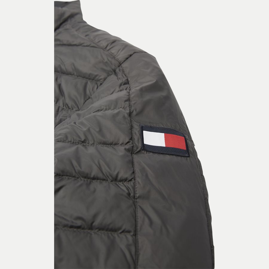 REVERSIBLE NYLON DOWN JACKET 6927 - Vendbar Nylon Dunjakke - Jakker - Regular - GRÅ - 6