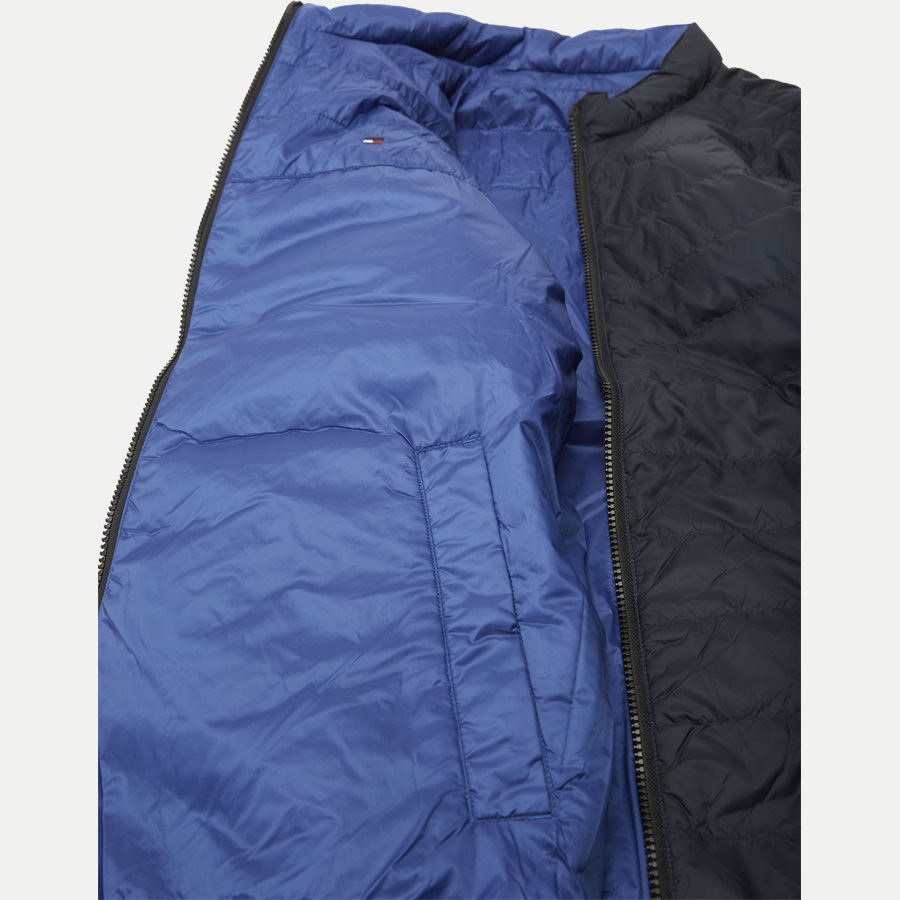 REVERSIBLE NYLON DOWN JACKET 6927 - Vendbar Nylon Dunjakke - Jakker - Regular - NAVY - 10