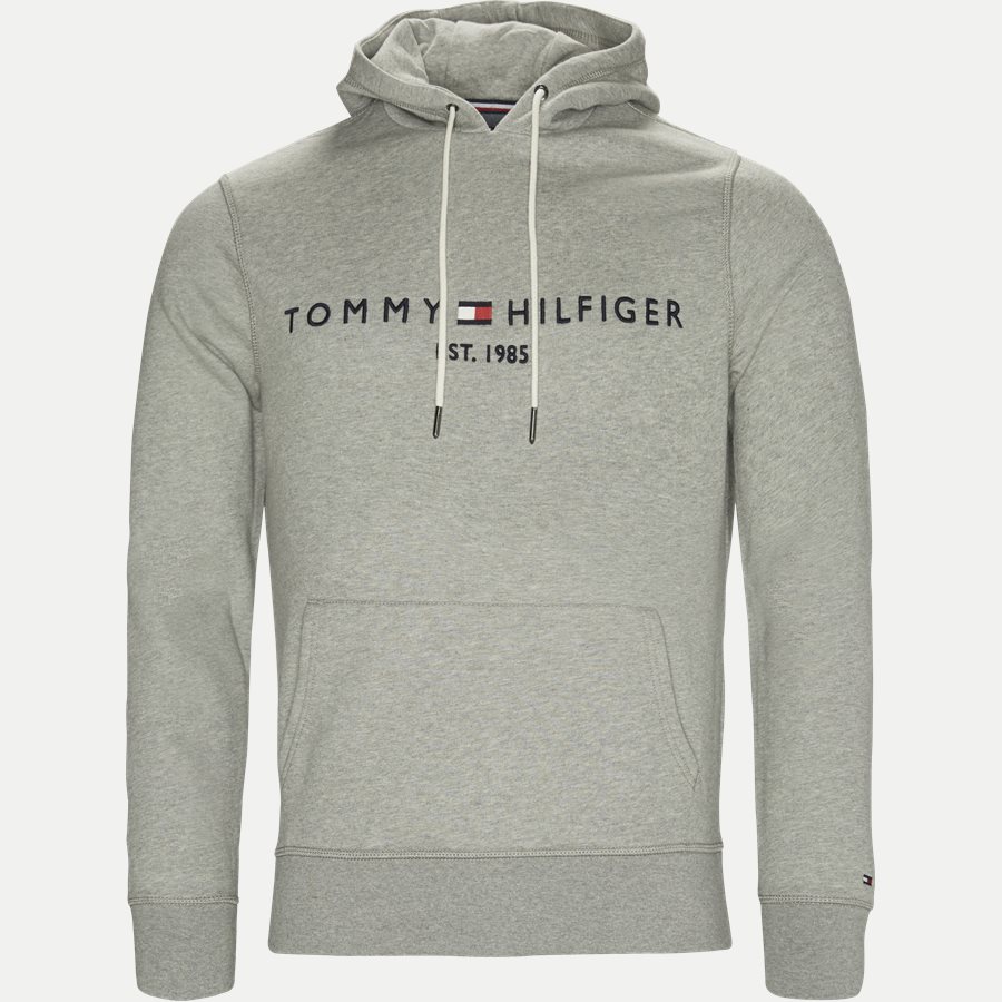 TOMMY LOGO HOODY 7609 - Logo Hoody - Sweatshirts - Regular - GRÅ - 1