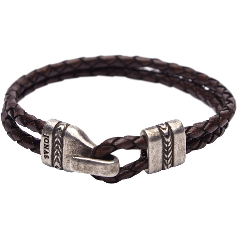 JONAS STUDIO 1042 TWO ROW BOLO LEATHER Accessories Brown Billede af JONAS STUDIO 1042 TWO ROW BOLO LEATHER Accessories Brown