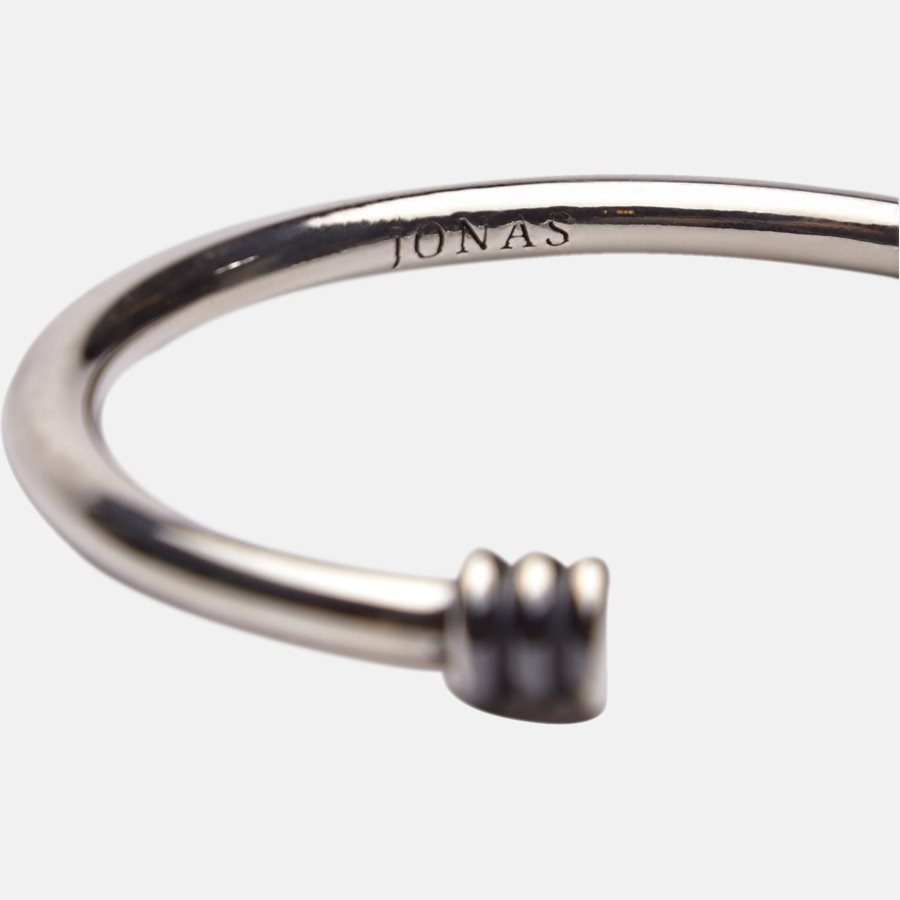 1374 STERLING CUFF BRACELET/DETAILED BARREL - Accessories - Silver - 2
