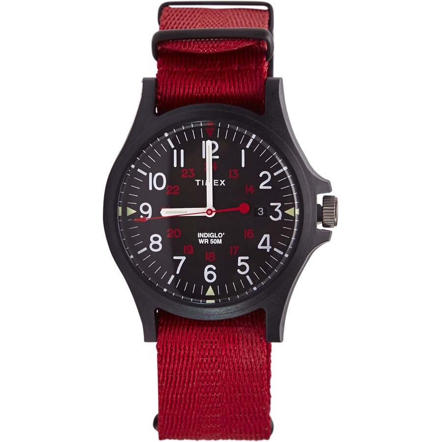 COLOR BLOCK DOUBLE - Color Block Double - Ure - RØD - 1