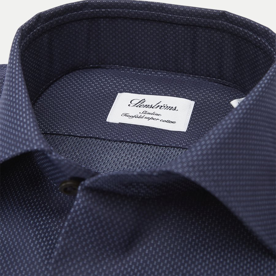 7689 712771/612771 - Twofold Super Cotton Skjorte - Skjorter - NAVY - 2