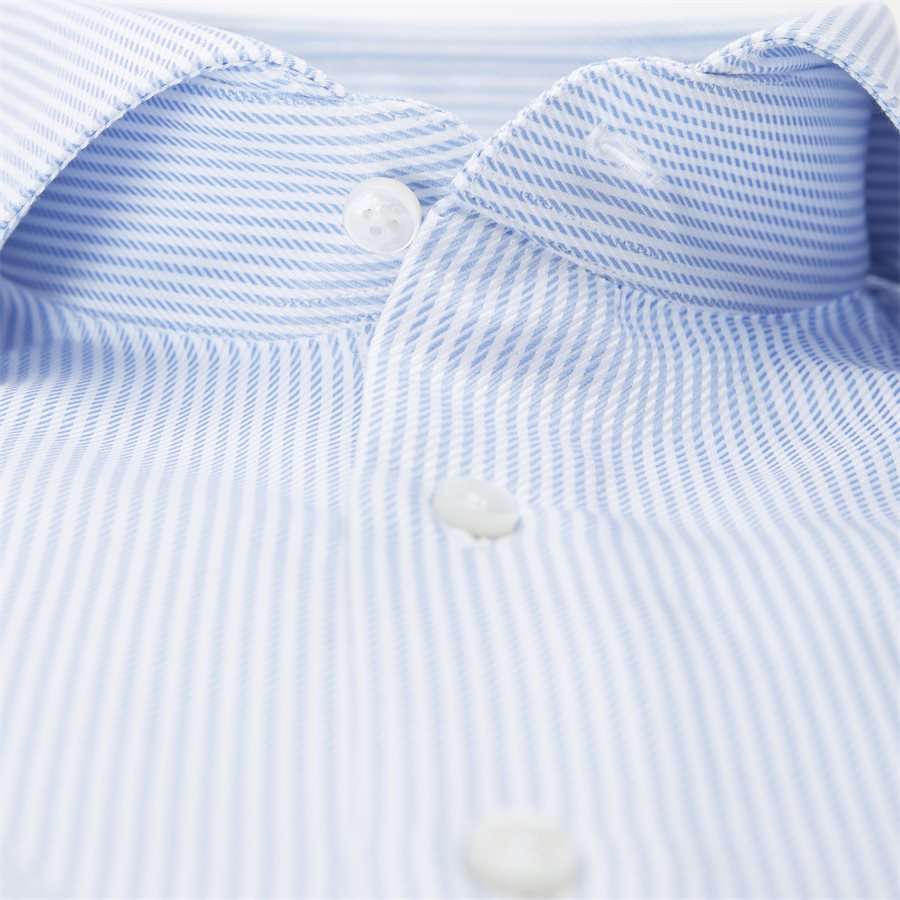 7639 702111/602111 - Twofold Super Cotton Skjorte - Skjorter - BLÅ - 3