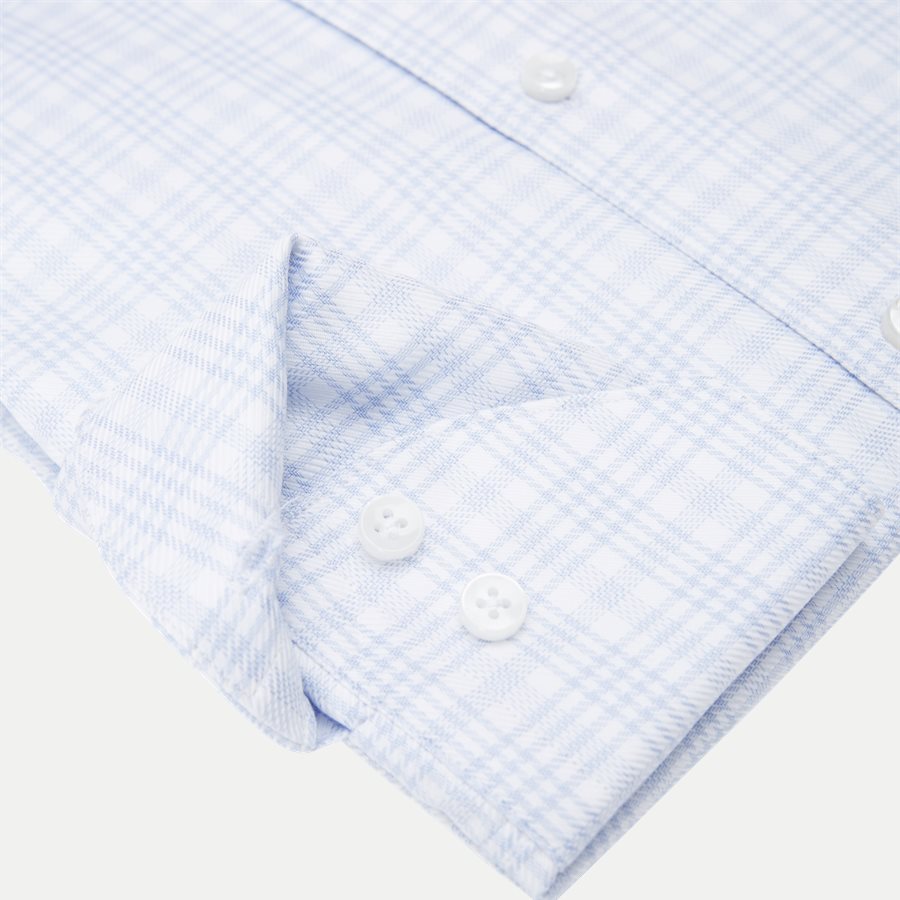 7642 702361/602361 - Twofold Super Cotton Skjorte - Skjorter - BLÅ - 4