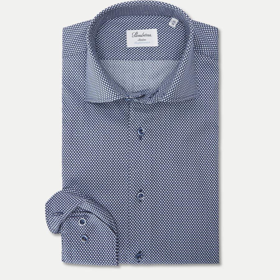7143 712771/612771 - Twofold Stretch Skjorte - Skjorter - NAVY - 1